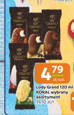 Lody Grand Koral promocja w Społem Częstochowa