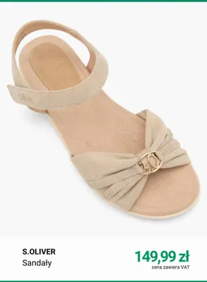 Sandały S.Oliver promocja w Deichmann