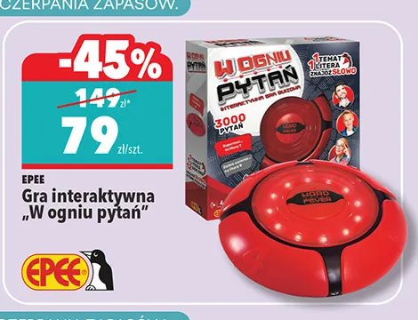 Gra interaktywna W ogniu pytań EPEE promocja w Biedronka