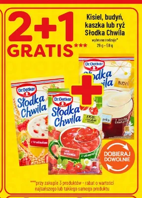 Budyń Słodka Chwila Dr. Oetker promocja w POLOmarket