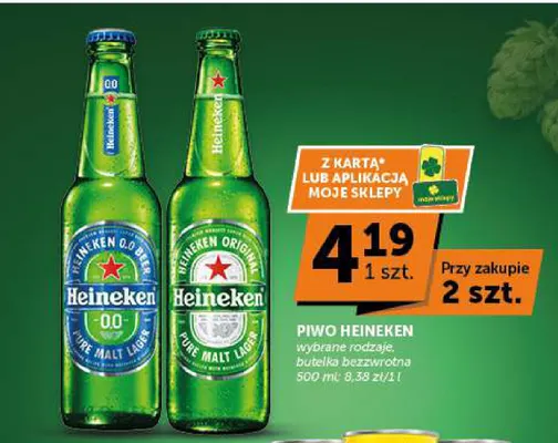 Piwo Heineken Original promocja w Euro Sklep