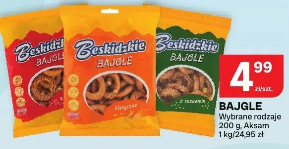 Bajgle Beskidzkie Aksam wybrane rodzaje promocja w Chorten