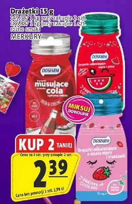 Drażetki odświeżające o smaku arbuza promocja w Prim Market