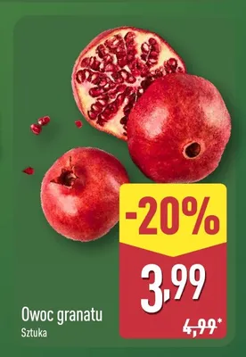 Owoc granatu promocja w Aldi