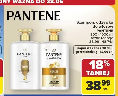 Odżywka do włosów Pantene promocja w Carrefour Market