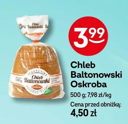 Chleb Bałtonowski Oskroba promocja w Żabka