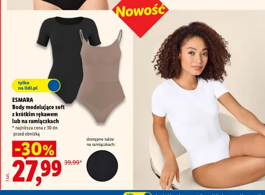 Body modelujące soft na ramiączkach Esmara promocja w Lidl
