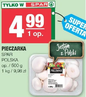 Pieczarka promocja w SPAR