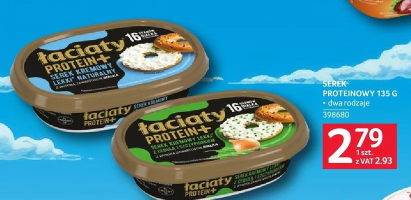 Serek proteinowy Łaciate naturalny promocja w Selgros