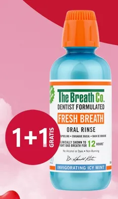 Płyn do płukania jamy ustnej The Breath Co. Fresh Breath promocja w Rossmann