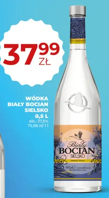 Wódka Biały Bocian Sielsko promocja w Duży Ben