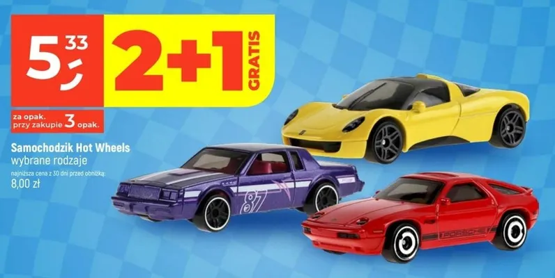 Samochodzik Hot Wheels wybrane rodzaje promocja w Dealz
