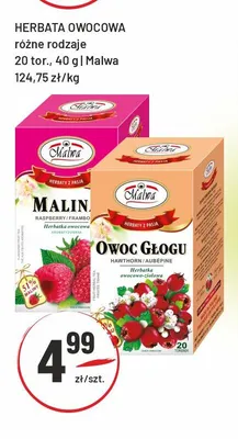 Herbata owocowa Malwa promocja w Sedal