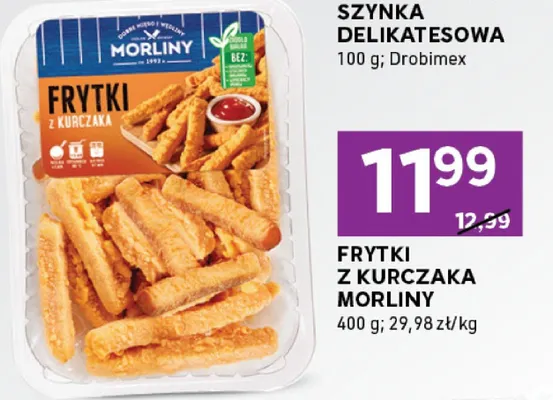 Frytki z kurczaka Morliny promocja w Stokrotka