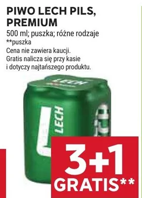 Piwo Lech Pils, Premium promocja w Stokrotka