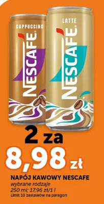 Napój kawowy Nescafe promocja w Euro Sklep