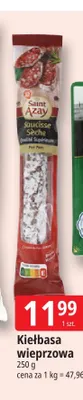 Kiełbasa wieprzowa Saint Azay promocja w Leclerc