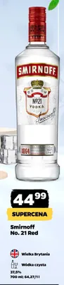Wódka Smirnoff No. 21 Red promocja w Netto