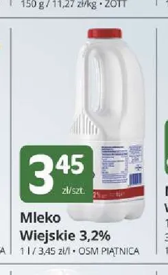 Mleko Wiejskie Piątnica 3,2% promocja w Marketvita