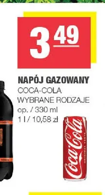 Napój gazowany Coca-Cola promocja w SPAR