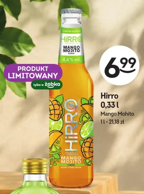 Drink Hirro Mango Mohito promocja w Żabka