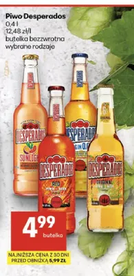 Piwo Desperados Red promocja w Delikatesy Centrum