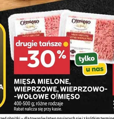 Mięso mielone wieprzowe O!Mięso promocja w Stokrotka