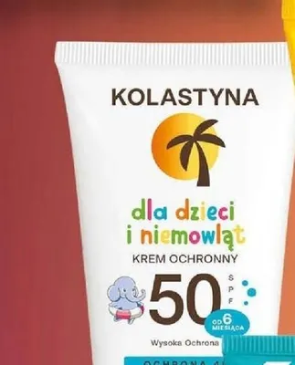 Krem ochronny dla dzieci i niemowląt SPF 50 Kolastyna promocja w Dino