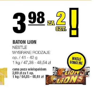 Baton Lion White Nestle promocja w SPAR