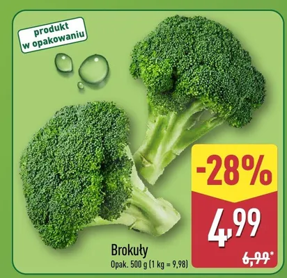 Brokuły promocja w Aldi