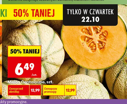 Melon Cantaloupe promocja w Biedronka