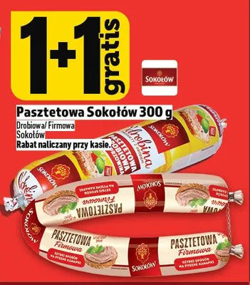 Pasztetowa Sokołów 300g promocja w TOPAZ