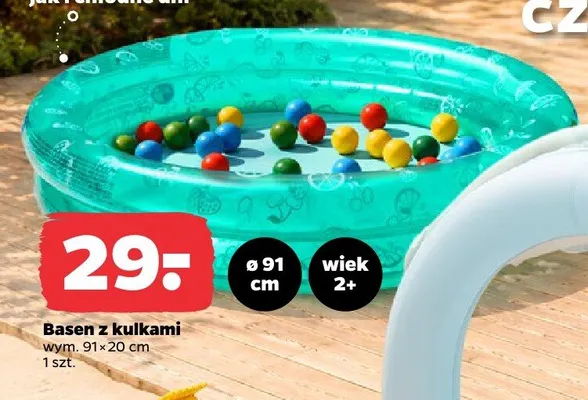 Basen z kulkami promocja w Netto
