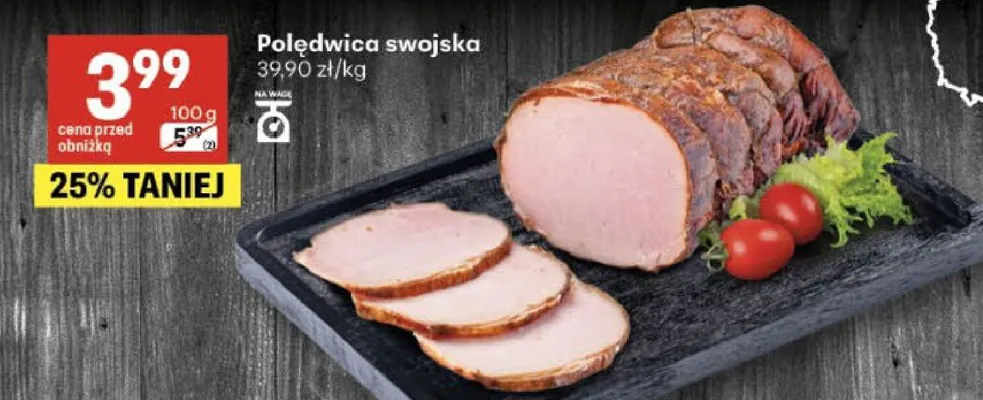 Polędwica swojska promocja w Delikatesy Centrum