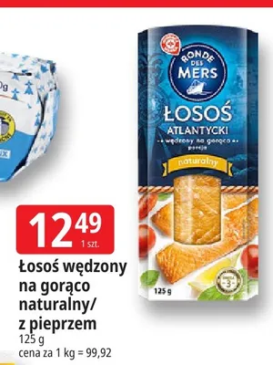 Łosoś wędzony na gorąco naturalny Ronde des Mers promocja w Leclerc