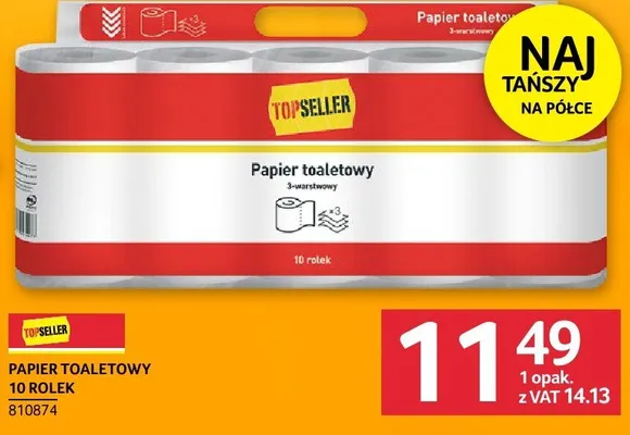 Papier toaletowy promocja w Selgros