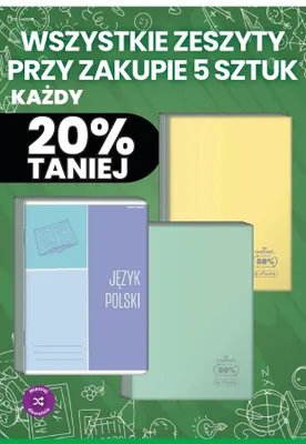 Zeszyt Herlitz zielony promocja w Dino