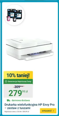 Drukarka wielofunkcyjna Hp Envy Pro – zestaw z tuszami promocja w ERLI
