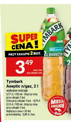 Napój Tymbark Jabłko Mięta 2 l promocja w Twój Market