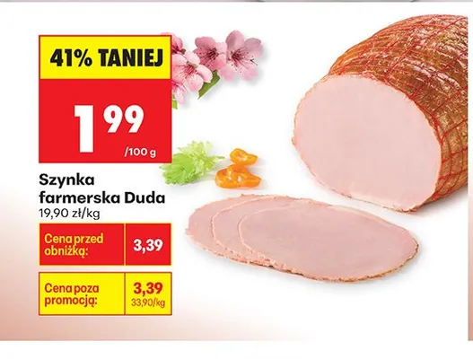 Szynka farmerska promocja w Biedronka