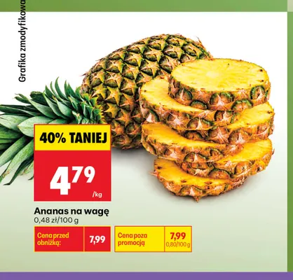 Ananas promocja w Biedronka