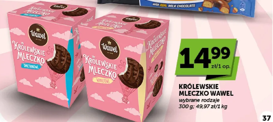 Królewskie Mleczko waniliowe Wawel promocja w ABC