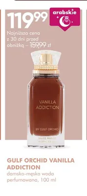 Damsko-męska woda perfumowana Gulf Orchid Vanilla Addiction promocja w Super-Pharm