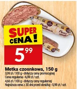 Metka czosnkowa promocja w Twój Market