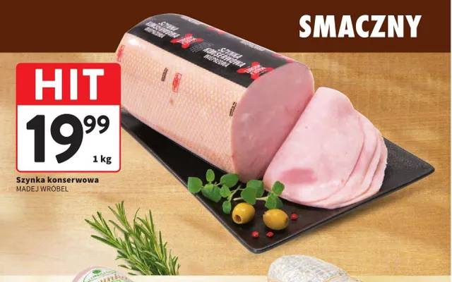 Szynka konserwowa Madej Wróbel promocja w Intermarche