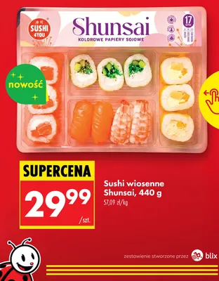 Sushi wiosenne promocja w Biedronka