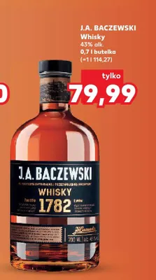Whisky 43% alk. promocja w Kaufland
