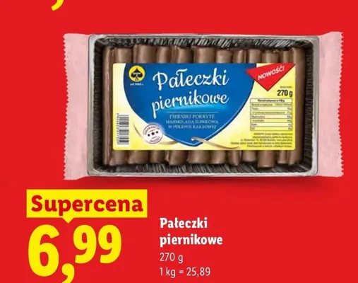 Pałeczki piernikowe promocja w Lidl