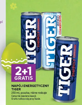 Napój energetyczny puszka, różne rodzaje promocja w Stokrotka