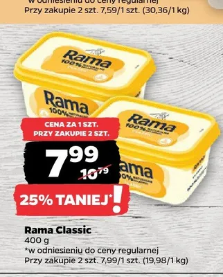 Margaryna Rama Classic promocja w Netto